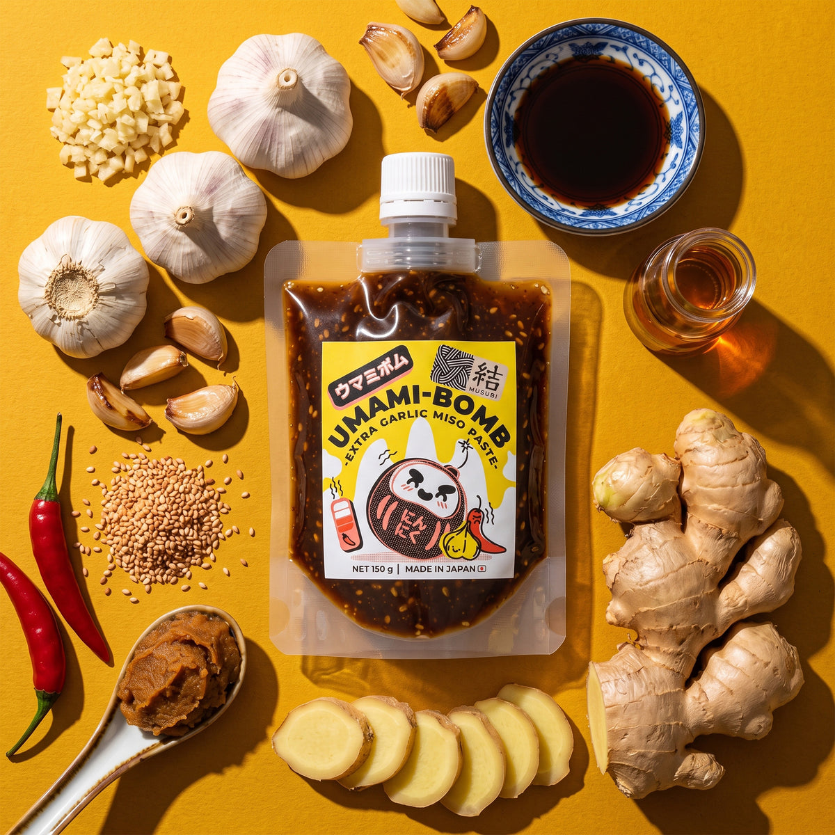 Umami Bomb Spicy Garlic Miso – Extra Garlic